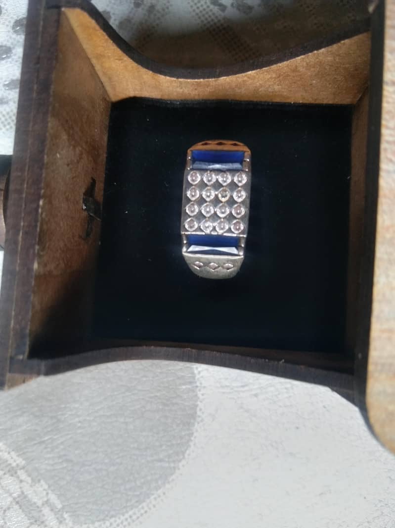Stylish Silver Ring for Men & 1