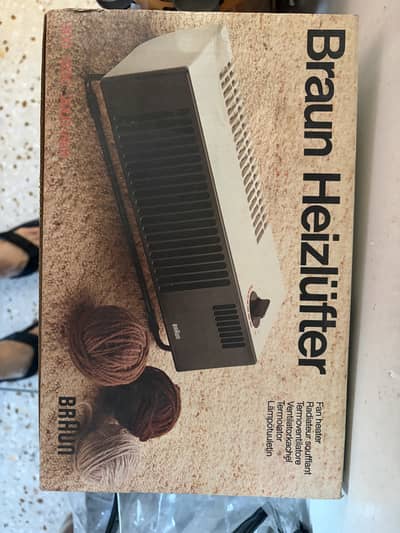 Vintage Braun Heizlüfter H10 Fan Heater – Brand New / Boxed (1983