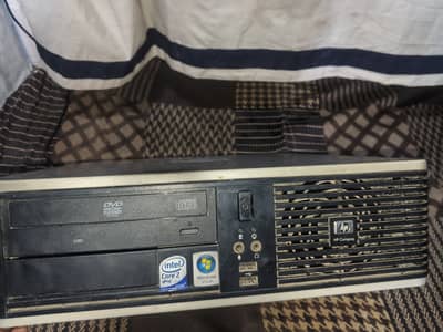 HP Compaq Core 2 Duo Dead PC For Parts - DVD - PSU - Case - BWN