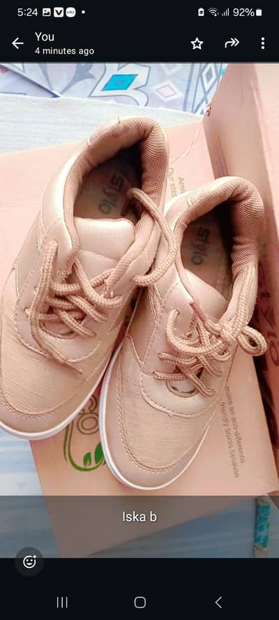 Stylo Active Golden Shoes Size 29 Girls Original With Box