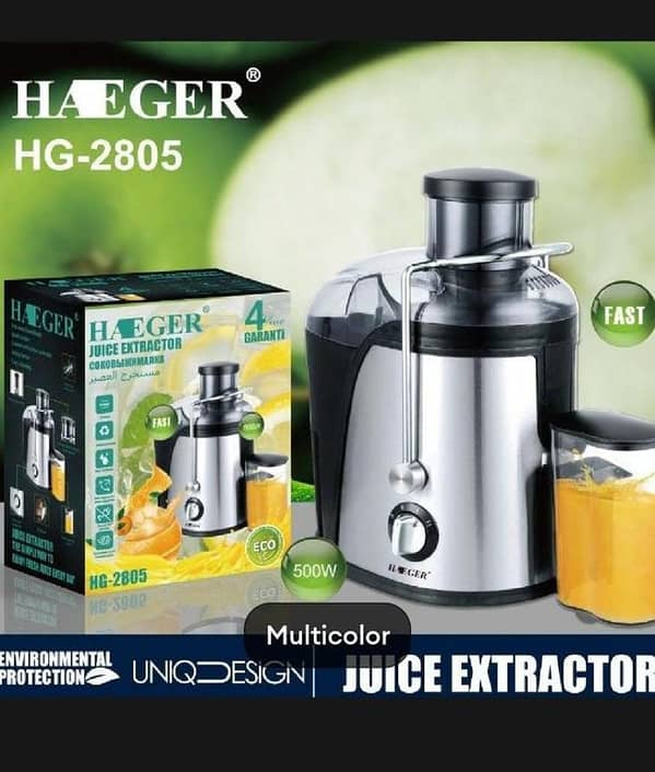 T  SANFORD ELECTRIC JUICER SF5507JB 600 WATTS COPPER MOTOR