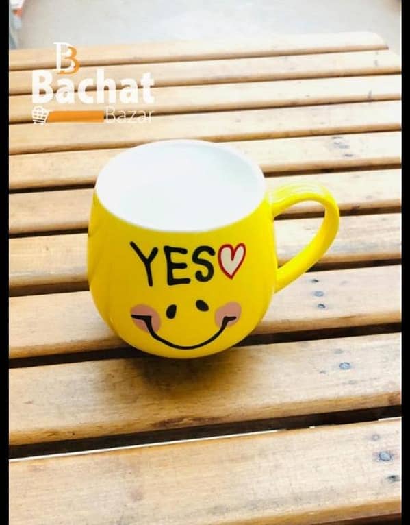 T  Emoji Ceramic Coffee Mug, Kids Emoji Mug with Lid