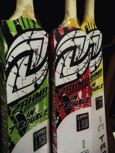 Zahim in trouble Edition Tape Ball Cricket Bats