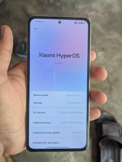 Xiaomi Redmi Note 14 completely box