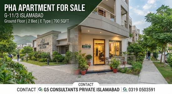 PHA APARTMENT FOR SALE G 11 ISLAMABAD