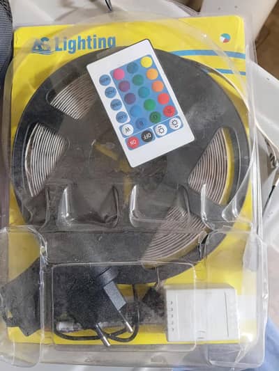 Remote RGB Led strip lights with sticker back