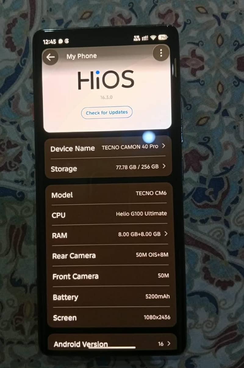 Tecno CAMON 40 Pro 2