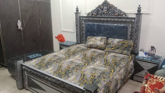 Wooden bed