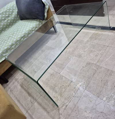 glass coffee table