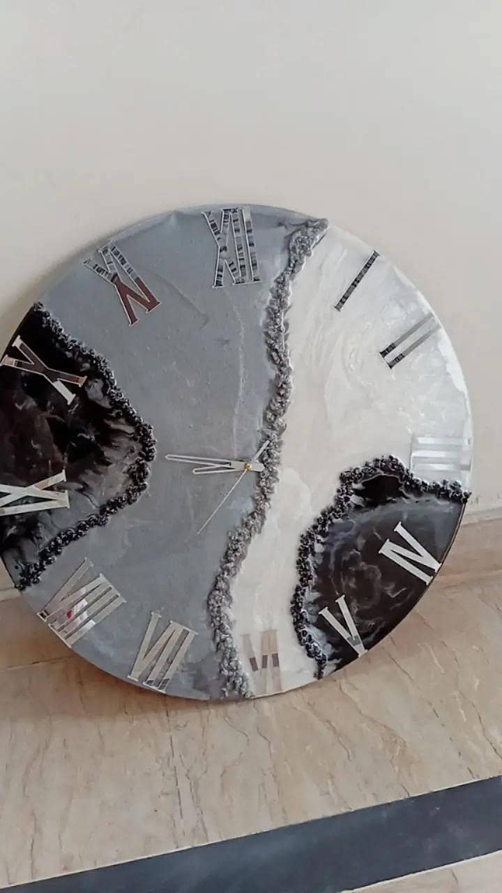 handmade wall clock 2