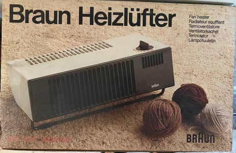 Vintage Braun Heizlüfter H10 Fan Heater – Brand New / Boxed (1983