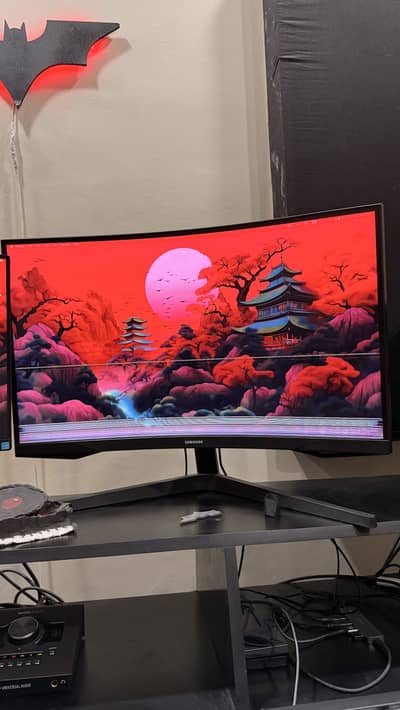 Samsung Odyssey G5 27" Curved Gaming Monitor 2K 144Hz (Screen Defect)
