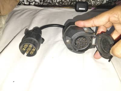 7 Pin & 13 Pin Trailer Socket Connector Adapter Set Car, Truck Trailer