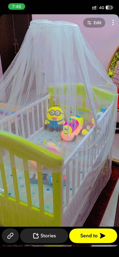 baby cot good condition