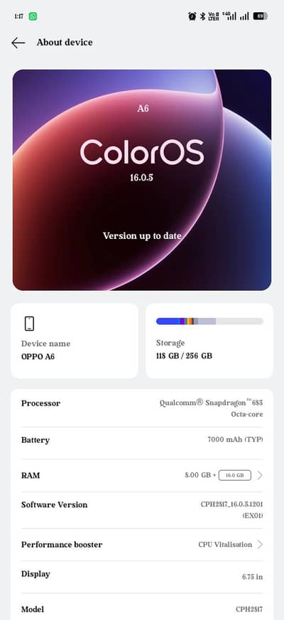 OPPO A6