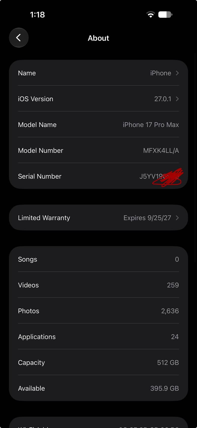 iPhone 17 Pro Max JV 6