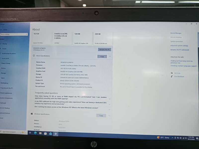 HP Laptop 12