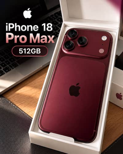 iPhone 18 Pro Max 512GB [PHYSICAL + ESIM]