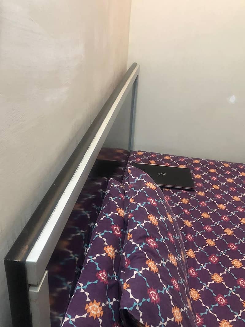 Bed with side table 2