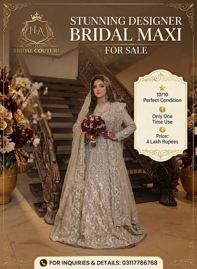 Bridal Dress | Wedding Dress | Valima/Walima Dress | Bridal