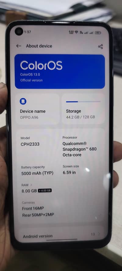 OPPO A96 12 128gb