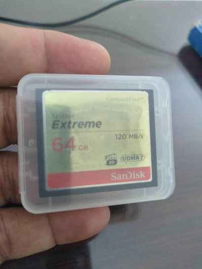 Compact Flash 64GB and 8GB