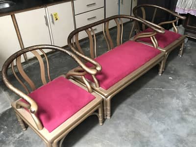 3 seater sofa + 2 chairs
