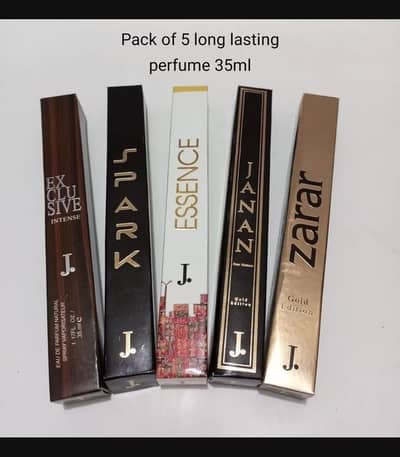 5pcs unisex long lasting perfume 35ml