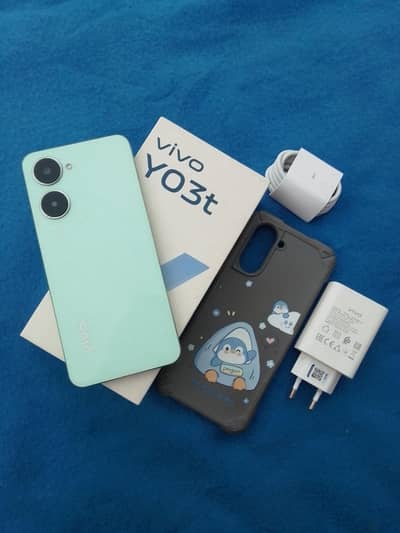 Vivo Y03T 4+4/64GB Complete Box 10/9 Condition For Sale