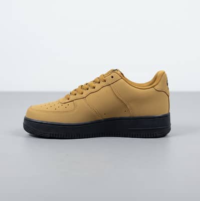 Men's Khaki Sneakers with Black Sole
