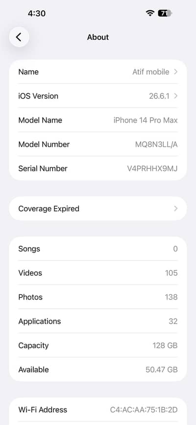 Apple iPhone 14 Pro Max