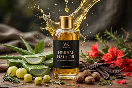 WK Organic Herba Shampoo and Oil 100% chemical free Handmade