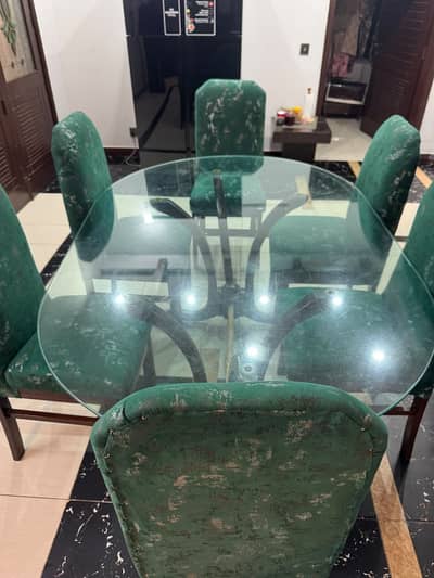 6 Seater Dining Table Set with Chairs for Sale