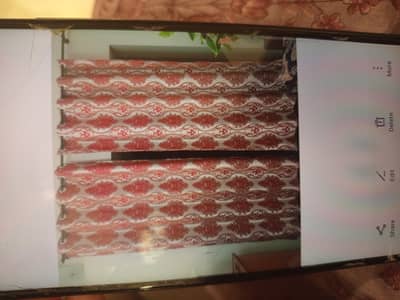 4 piece embroidered curtains