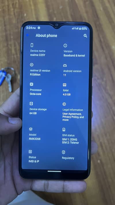 Realme C25Y 4/64 Dual sim pta approved
