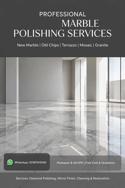 Marble polishing and Cleaning services