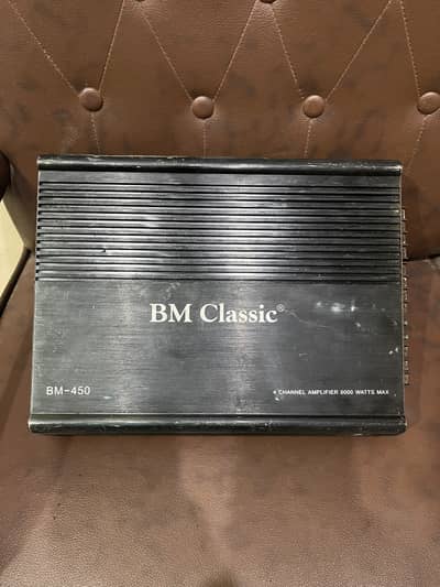 BM classic amplifier 4 channel (6000) watts max