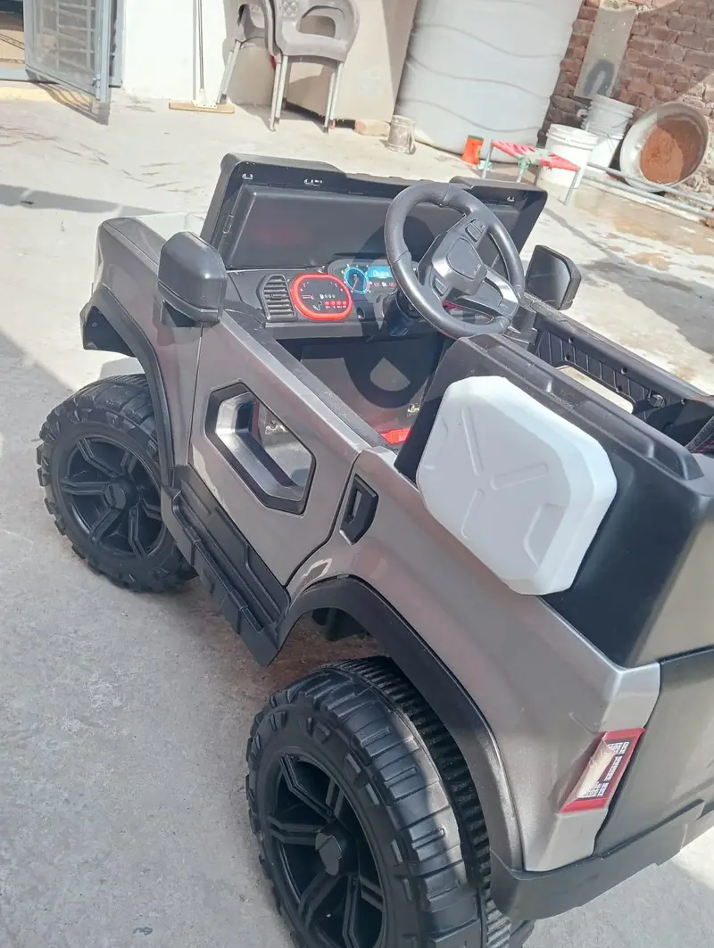 Electric Jeep for children 224-Grey — photo 3