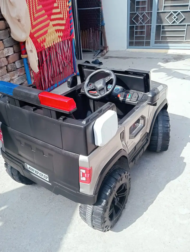 Electric Jeep for children 224-Grey — photo 4