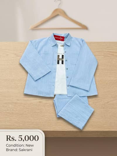 Brand New Sakrani ' S Store 3- Piece Coat Set