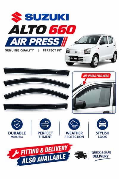 Suzuki ALto 660 | Window Visors | Original Quality | With Fitting.