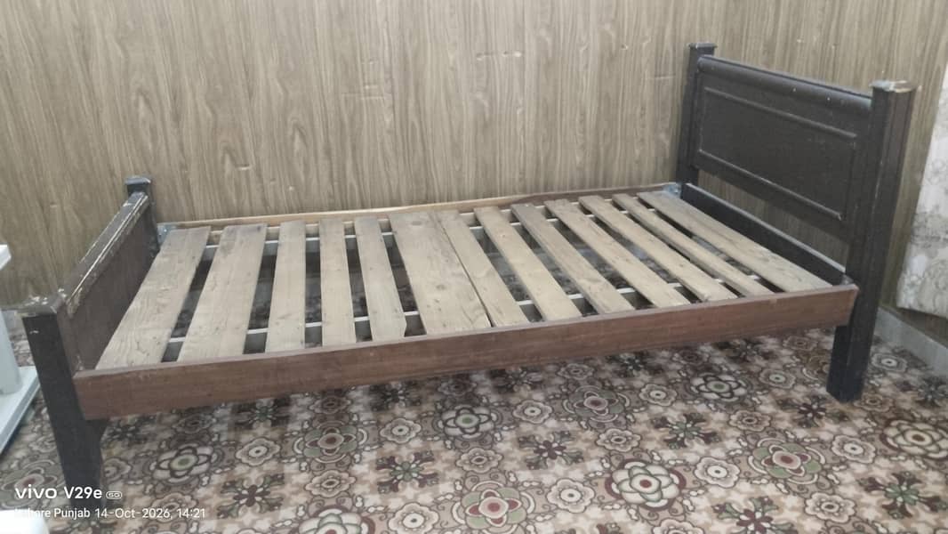 Single Wodden Bed 2