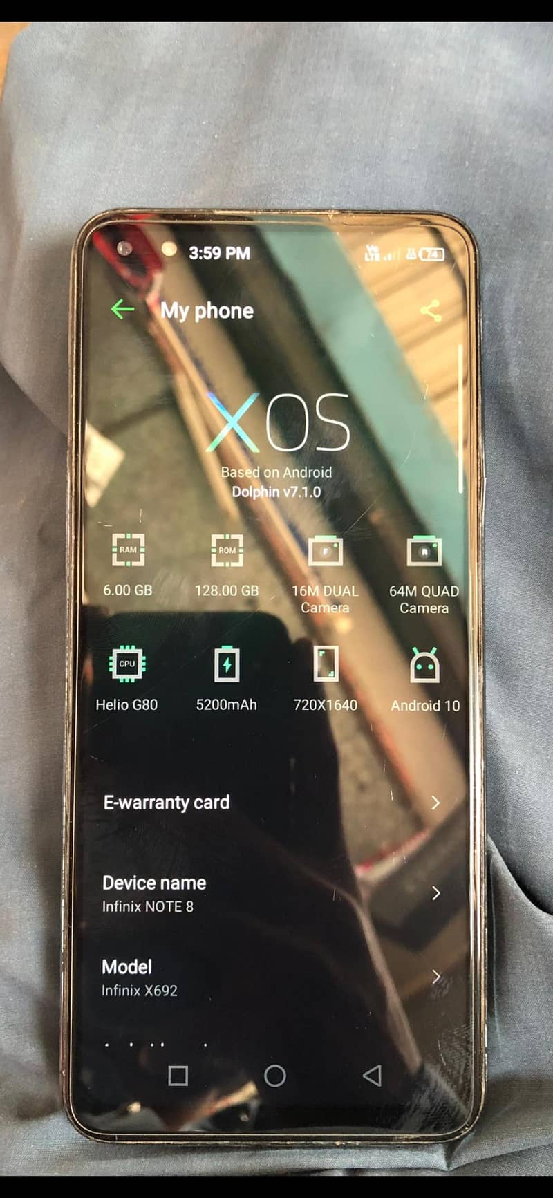 Infinix Note 8 0