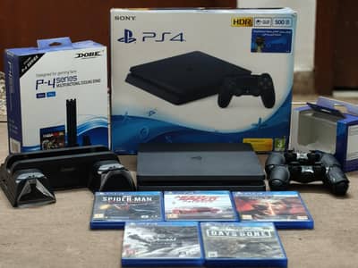 PS4 Slim 500GB – Excellent Condition | Complete Gaming Bundle