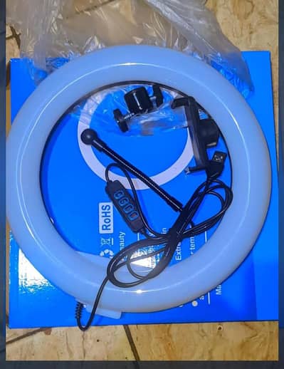 Brand New LED Ring Light with Phone Holder – Unused