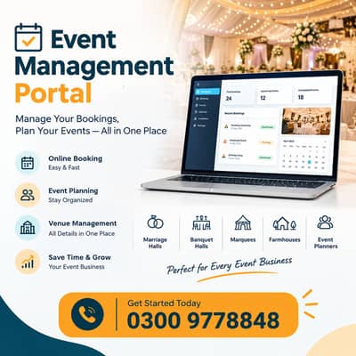Event Management System | Marriage Hall Booking & Planning Software