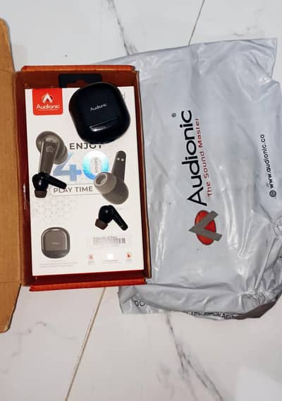 Audionic arirbud 595 jet black -|just box open |- only 4500 /5000