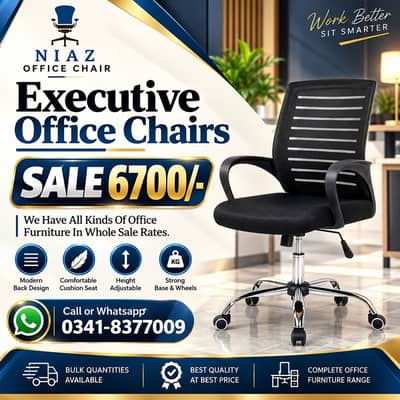 Executive Office chairs | Boss chair | Revolving chairs in karachi