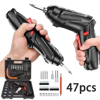 Cordless Electric Screwdriver Kit 47pcs  Rs 1650  Discount on Quantity