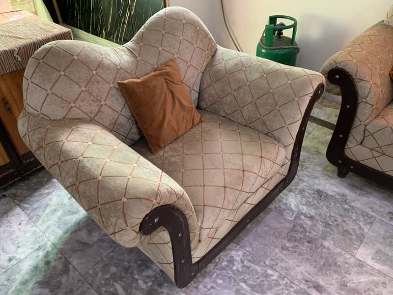 Six seater sofa. 1